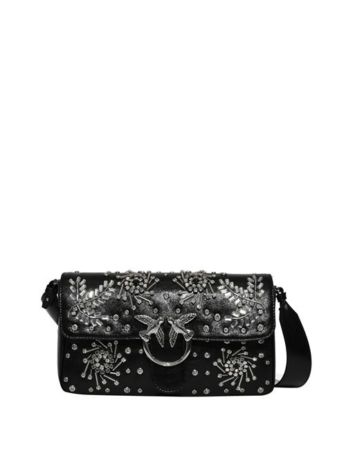 Borsa Slouchy Classic effetto pelle con strass PINKO | 106182 A37OZ99N
